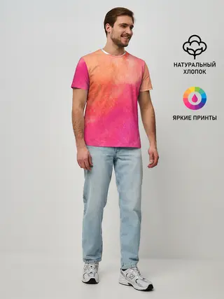 Мужская базовая футболка / Краски