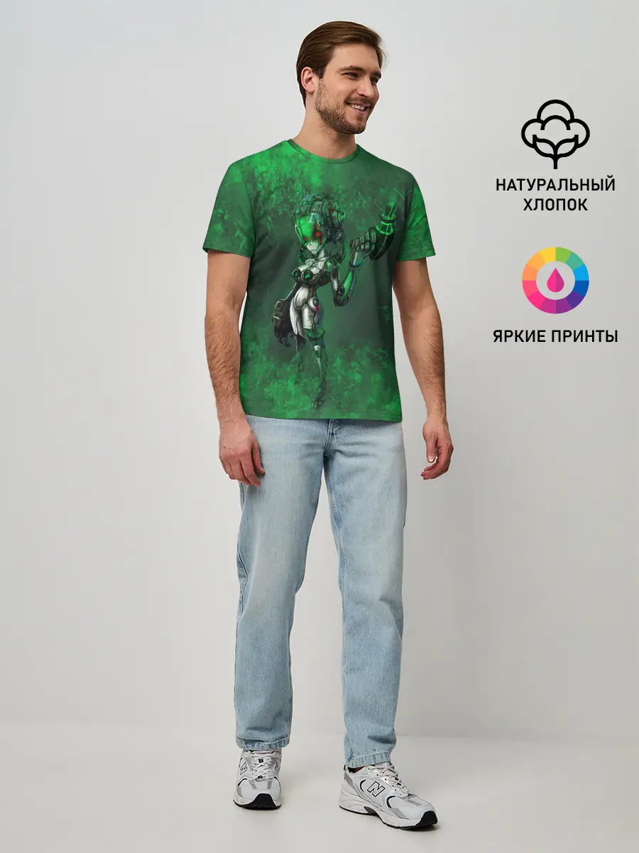 Мужская базовая футболка / GEARS OF WAR | ШЕСТЕРЕНКИ