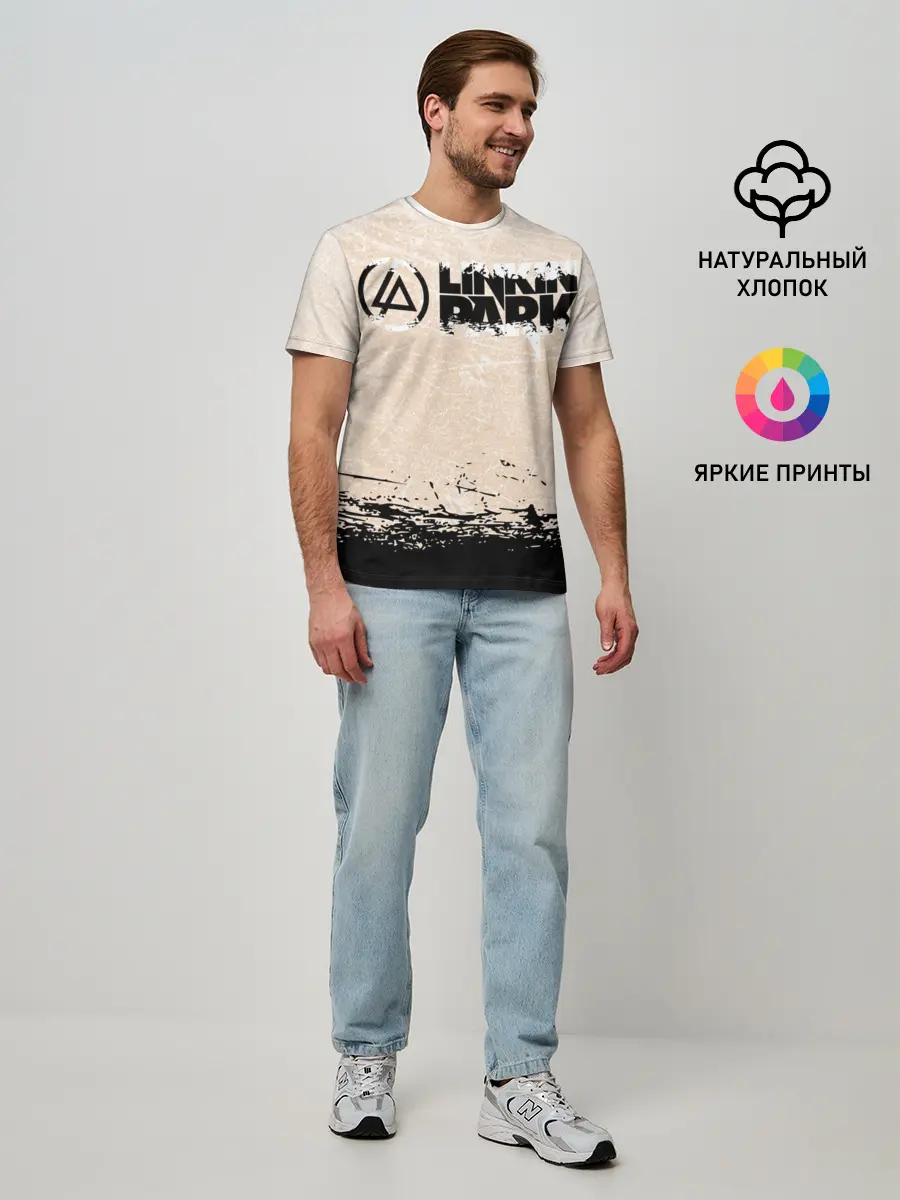 Мужская базовая футболка / Linkin Park | Рок Группа Линкин Парк