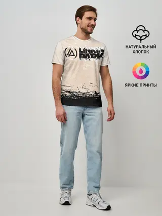 Мужская базовая футболка / Linkin Park | Рок Группа Линкин Парк