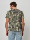 Мужская базовая футболка / Лесной камуфляж с бутылками