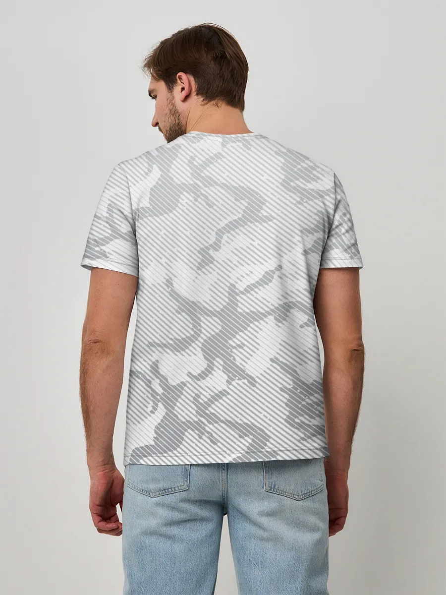 Мужская базовая футболка / Lite Camouflage Lines