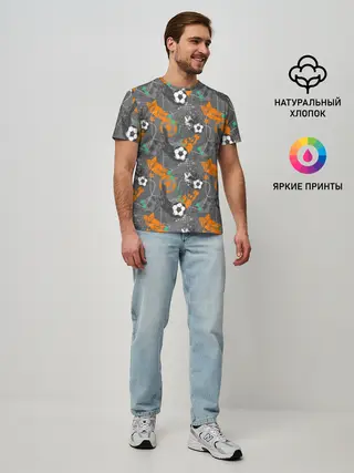 Мужская базовая футболка / Football