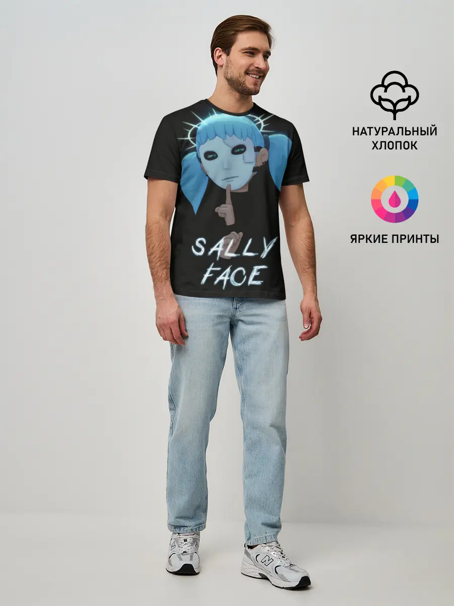Мужская базовая футболка / Sally Face