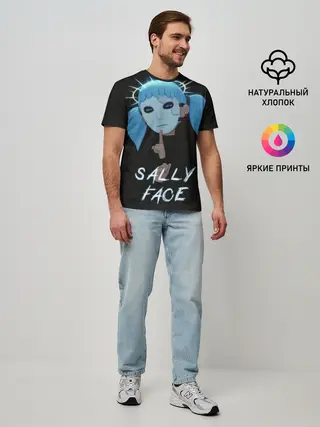 Мужская базовая футболка / Sally Face