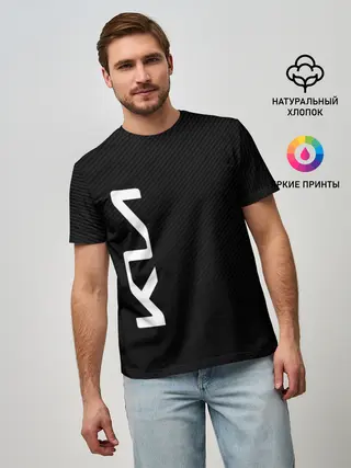 Мужская базовая футболка / KIA CARBONE | КИА КАРБОН | LOGO