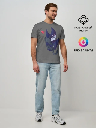 Мужская базовая футболка / Bendy And The Ink Machine