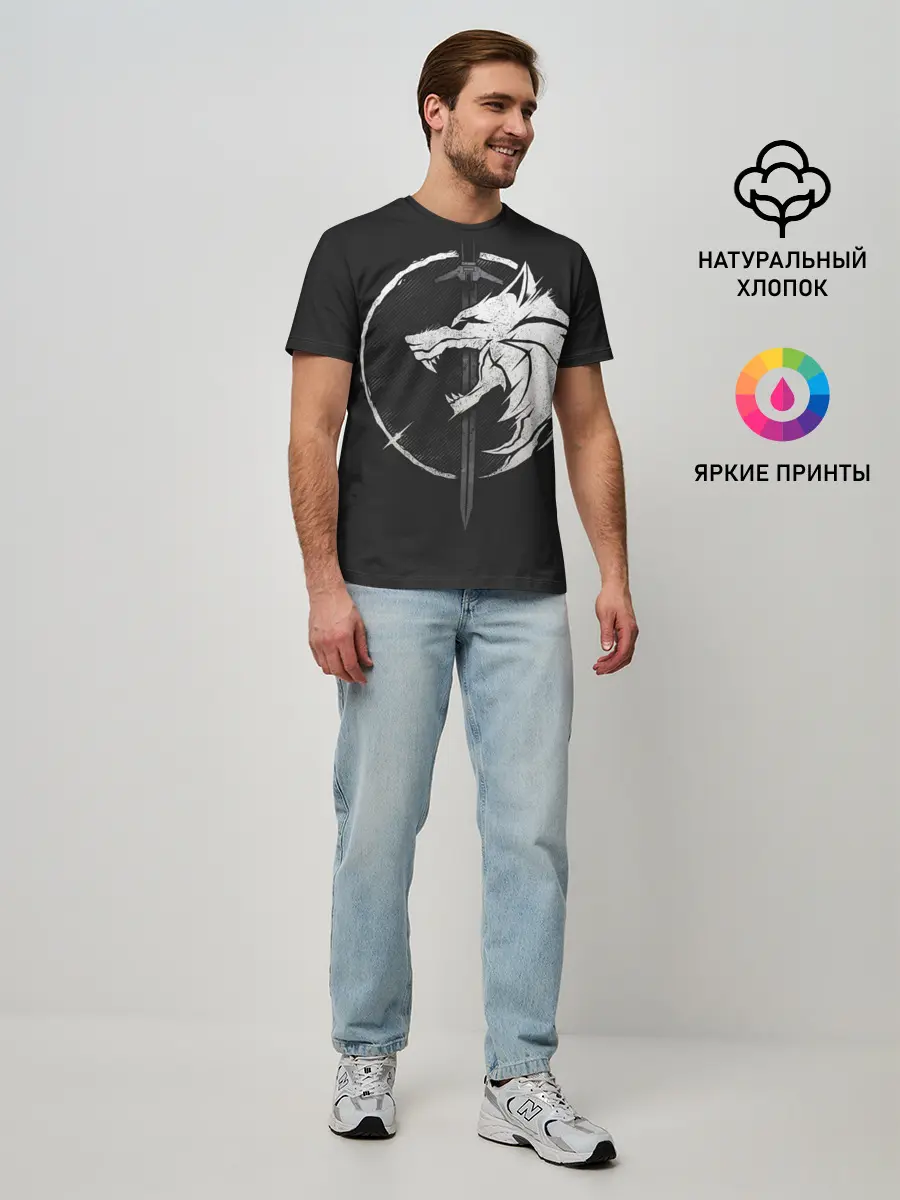 Мужская базовая футболка / The Witcher 3: Wild Hunt