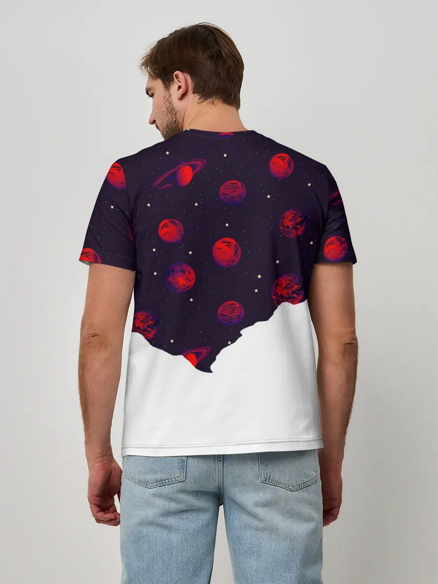 Мужская базовая футболка / Мысли Космонавта