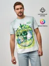 Мужская базовая футболка / Аста и Юно малыши Чёрный клевер