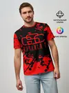 Мужская базовая футболка / Stalker GSC red