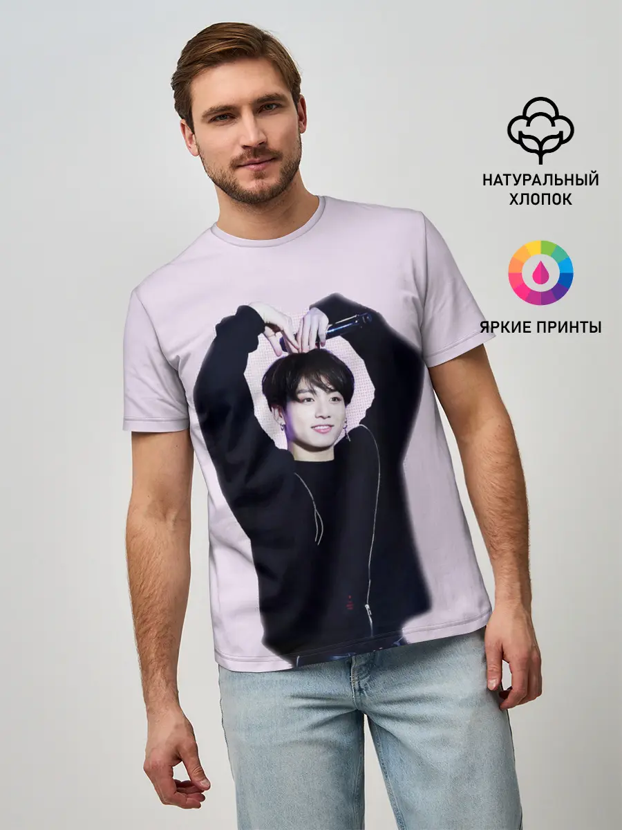 Мужская базовая футболка / BTS