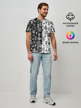 Мужская базовая футболка / ЛОГОТИПЫ ФУТБОЛЬНЫХ КОМАНД