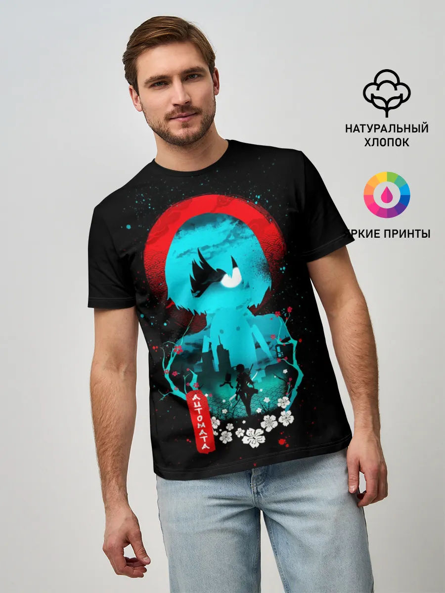 Мужская базовая футболка / Nier: Automata, YoRHa No 2 Type B