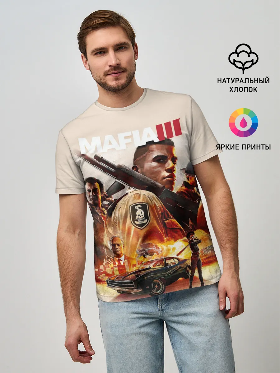 Мужская базовая футболка / Mafia 3