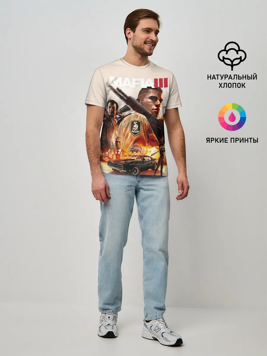 Мужская базовая футболка / Mafia 3