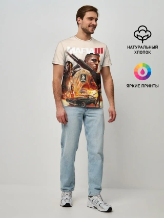Мужская базовая футболка / Mafia 3