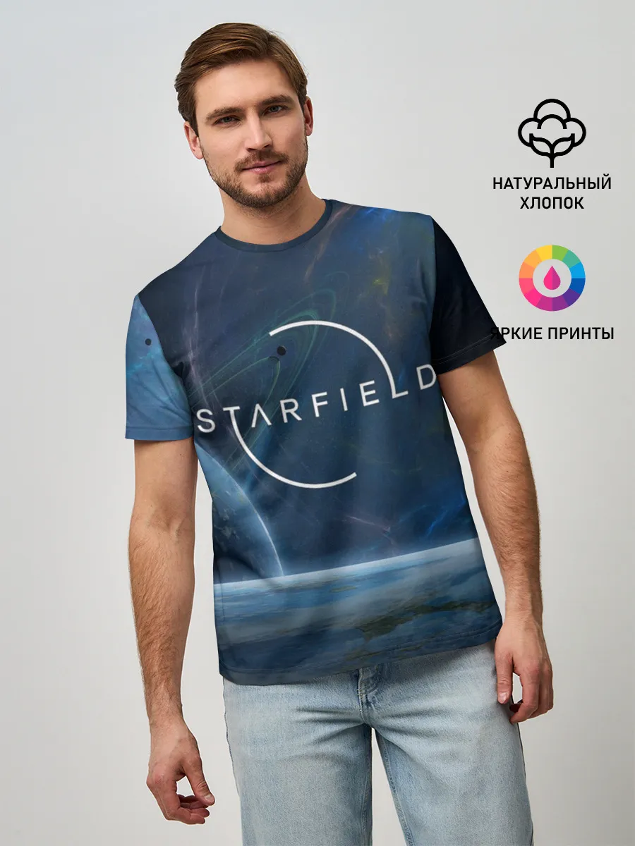 Мужская базовая футболка / Starfield