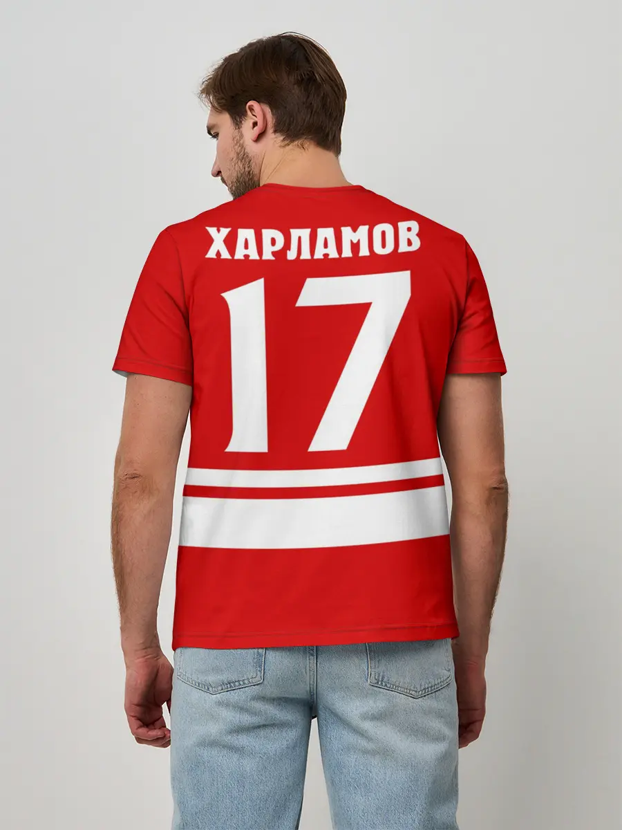 Мужская базовая футболка / Валерий Харламов 17