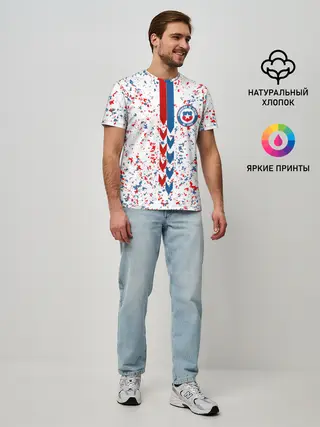 Мужская базовая футболка / Сборная Чили.