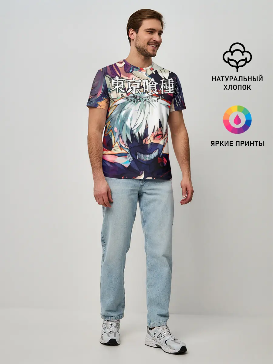 Мужская базовая футболка / Tokyo Ghoul