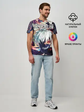 Мужская базовая футболка / Tokyo Ghoul