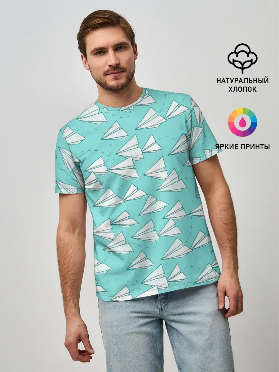 Мужская базовая футболка / Paper Airlines