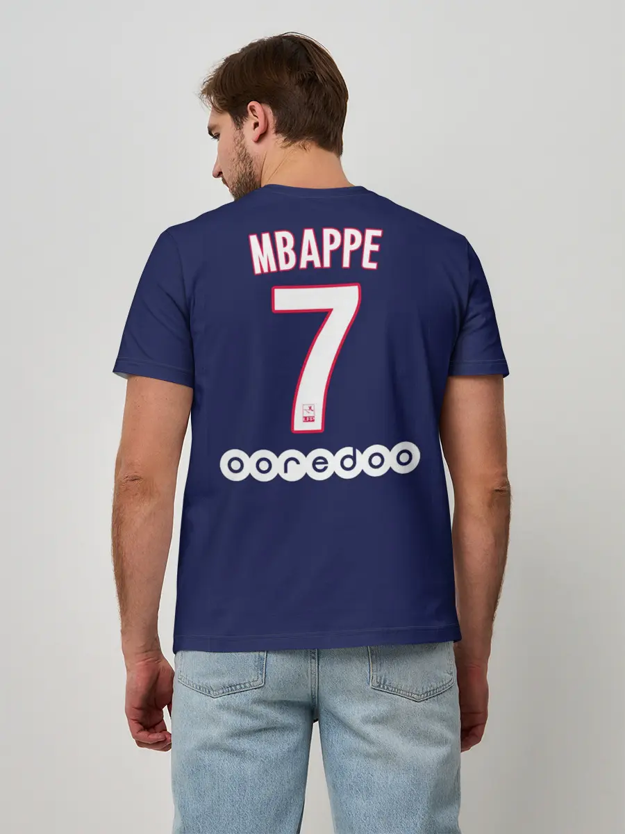 Мужская базовая футболка / Mbappe Home 19-20