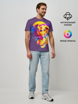 Мужская базовая футболка / My little pony