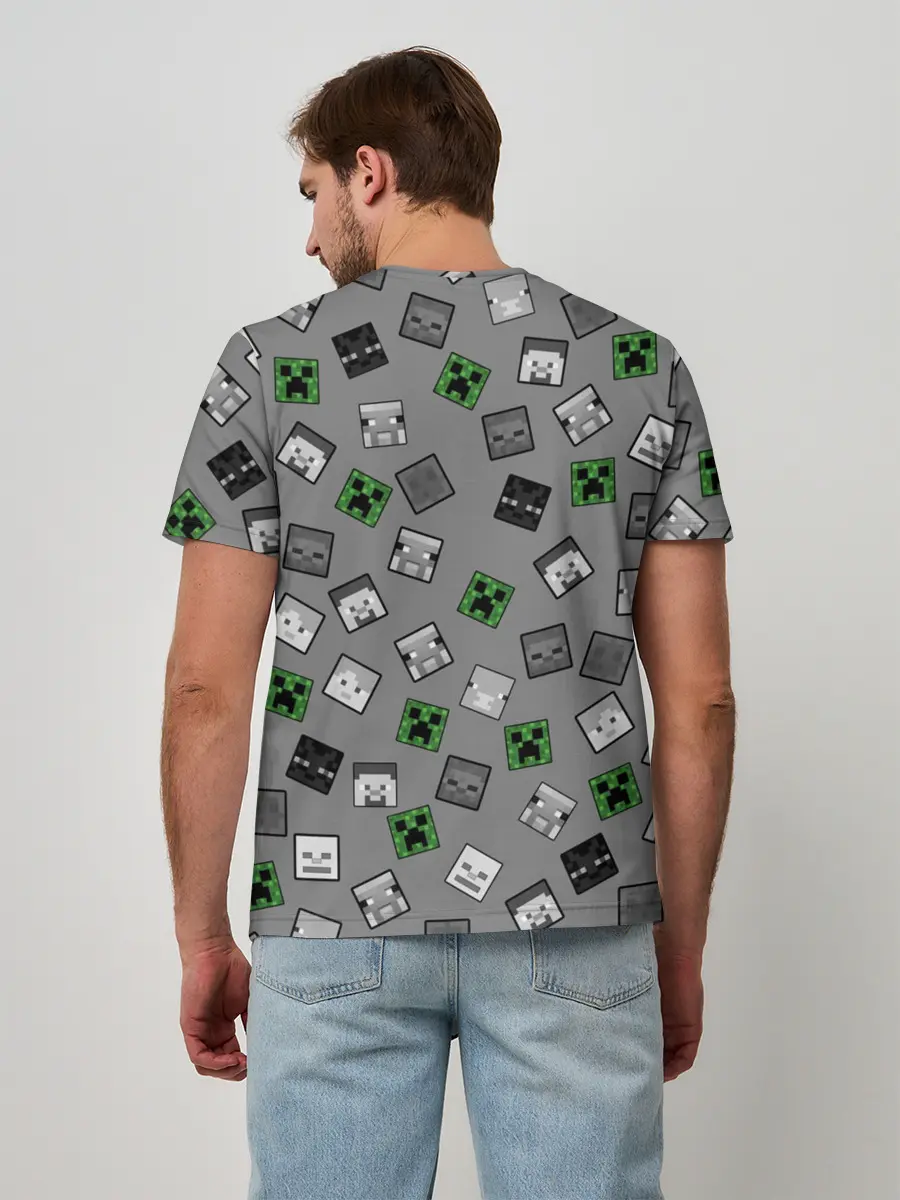 Мужская базовая футболка / Minecraft