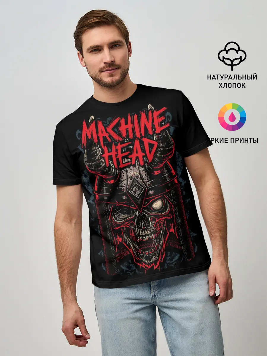 Мужская базовая футболка / Machine Head