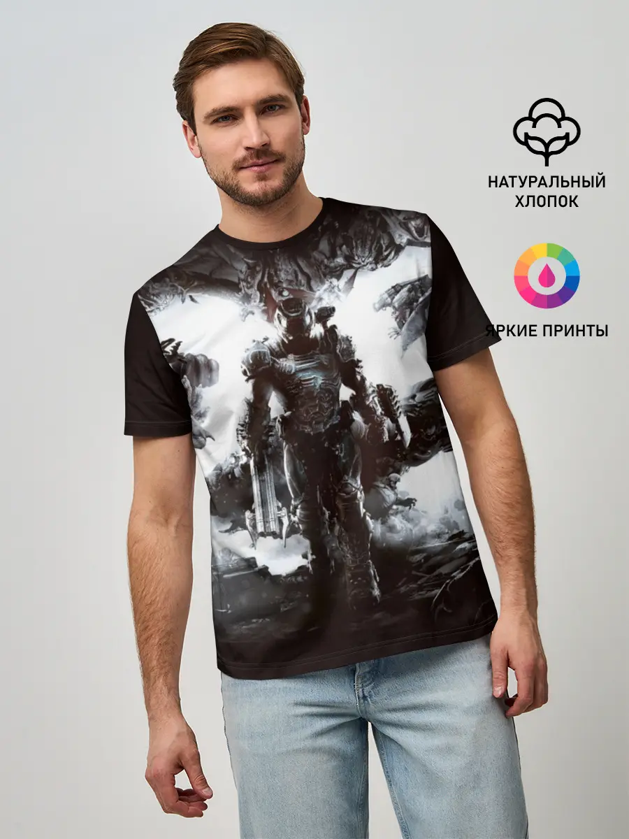 Мужская базовая футболка / Doom Eternal