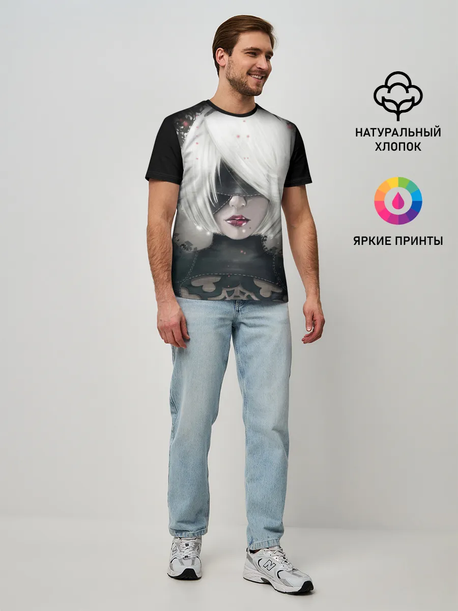 Мужская базовая футболка / YoRHa | Nier