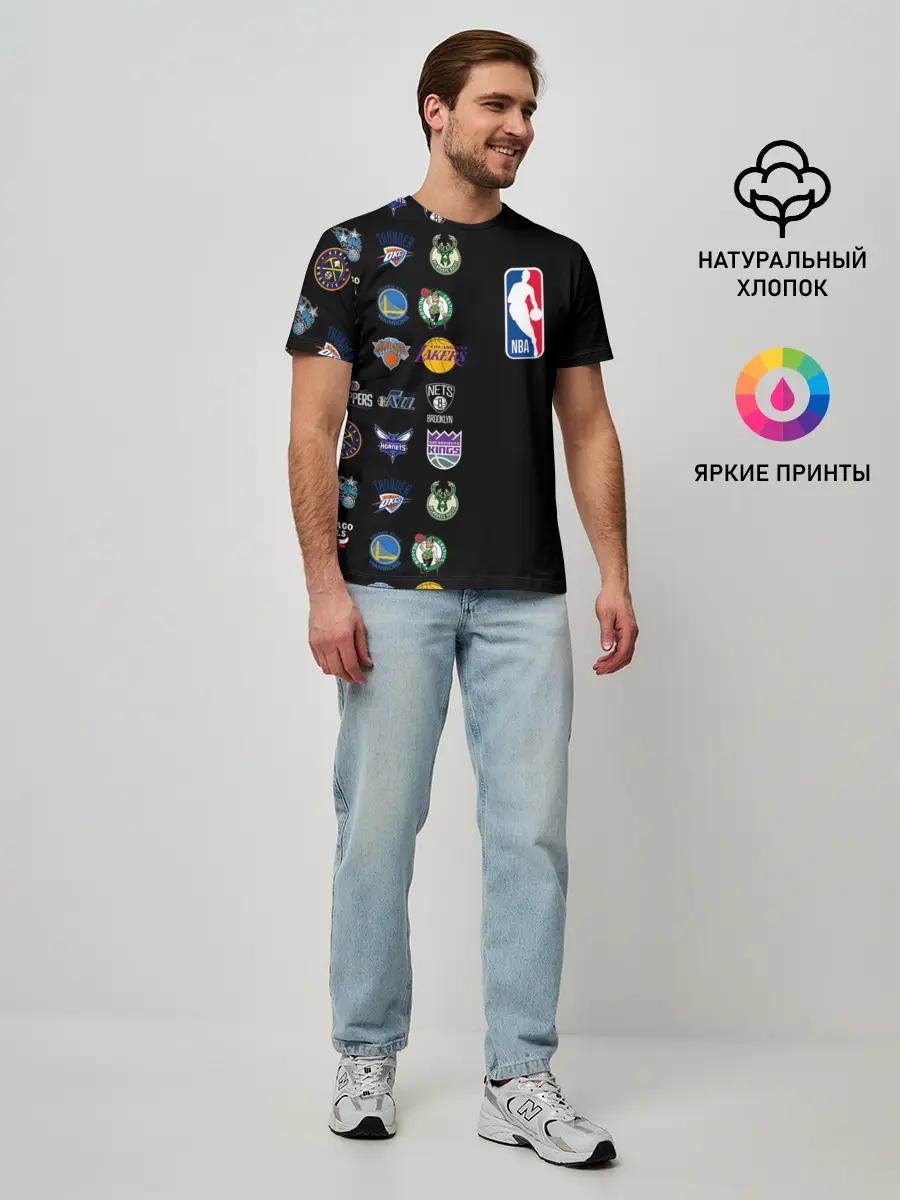 Мужская базовая футболка / NBA