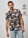 Мужская базовая футболка / Черепа