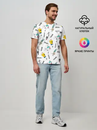 Мужская базовая футболка / Магическая битва - главные герои