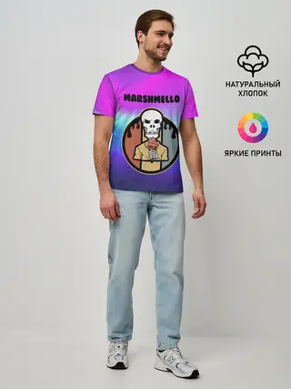 Мужская базовая футболка / MARSHMELLO | МАРШМЕЛЛОУ