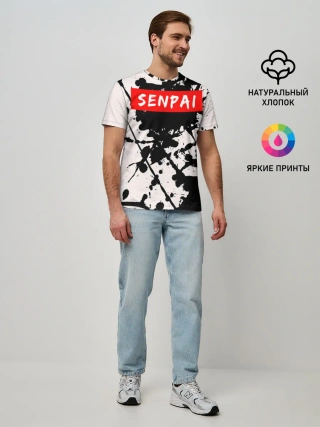 Мужская базовая футболка / SENPAI