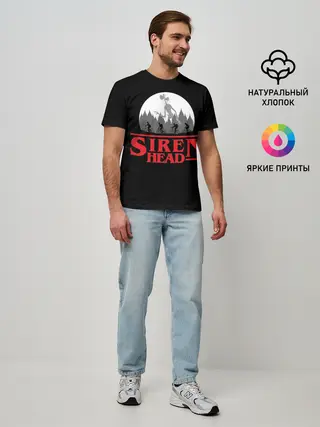 Мужская базовая футболка / Siren Head