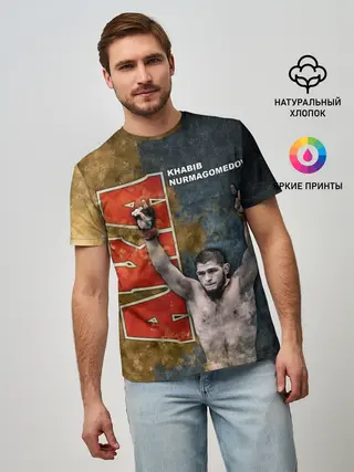 Мужская базовая футболка / Хабиб Нурмагомедов