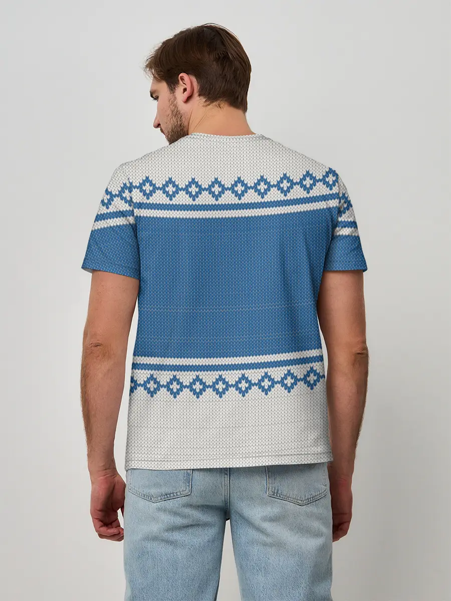 Мужская базовая футболка / Свитер с Оленем