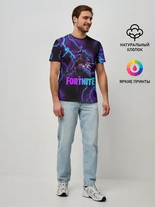 Мужская базовая футболка / FORTNITE RAVEN
