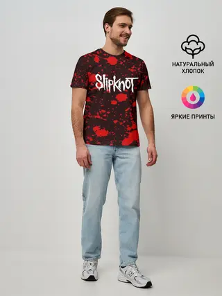 Мужская базовая футболка / Slipknot