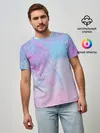 Мужская базовая футболка / Градиент