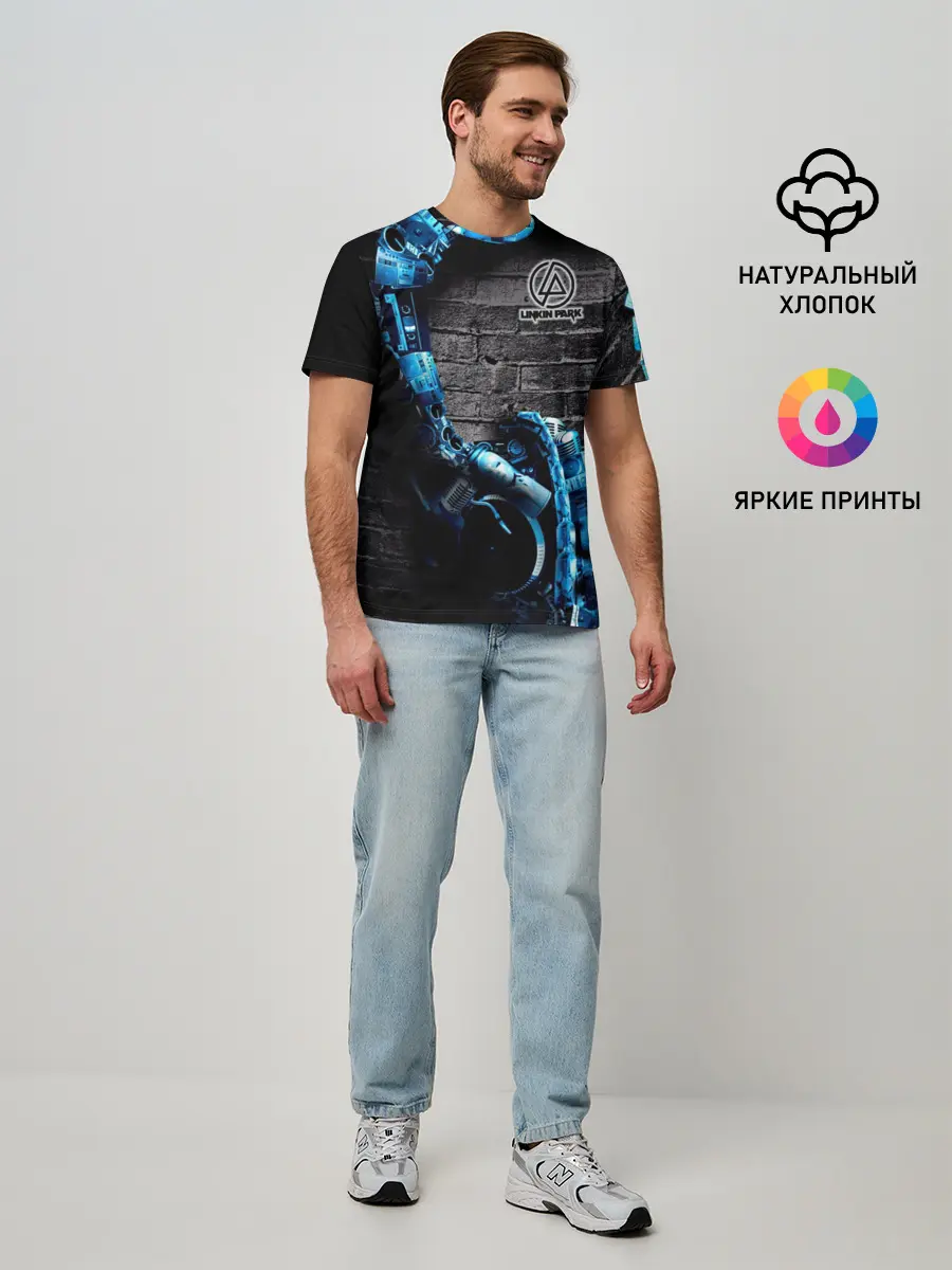 Мужская базовая футболка / Linkin Park