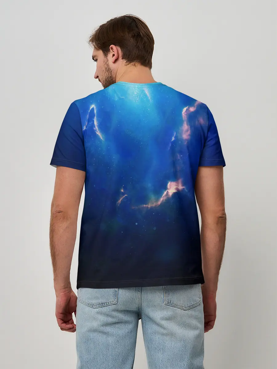 Мужская базовая футболка / ПАДЕНИЕ В БЕЗДНУ