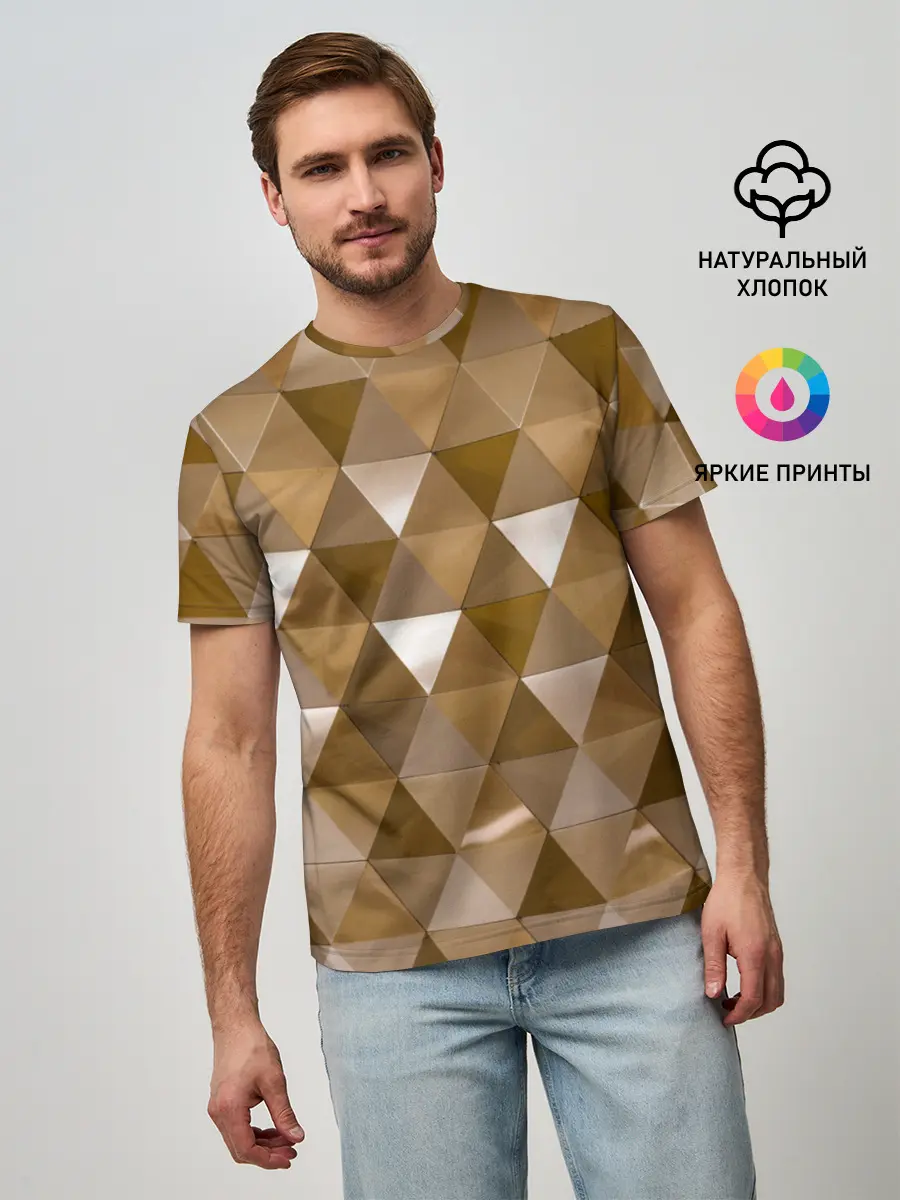Мужская базовая футболка / Кристализация