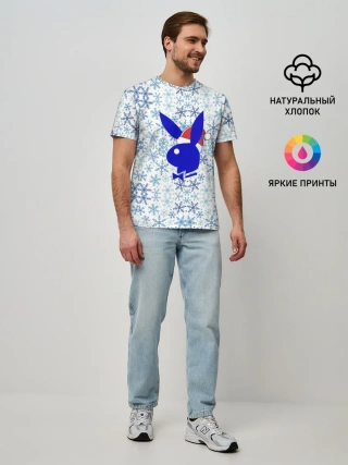 Мужская базовая футболка / PLAYBOY - NEW YEAR