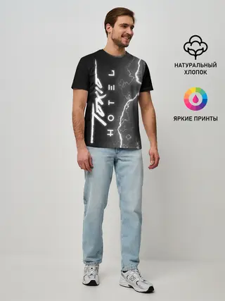 Мужская базовая футболка / Tokio Hotel