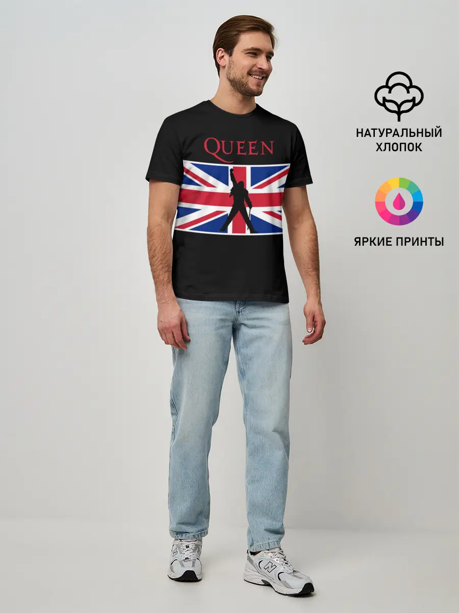 Мужская базовая футболка / Queen
